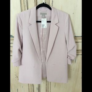 H&M Pale Pink Blazer Size 8 NWT
